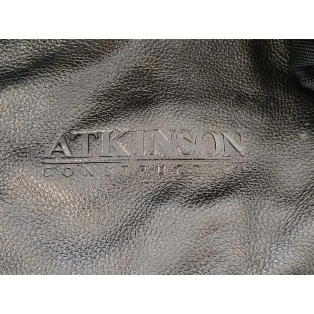 Cutter & Buck Black Canvas And Leather Duffle With Company Logo